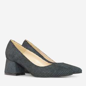 Pantofi dama din piele naturala neagra Gemma