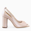 Pantofi dama din piele naturala roz sidef Karlee