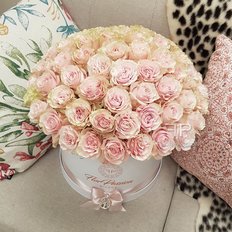 Antique Pink Roses Box