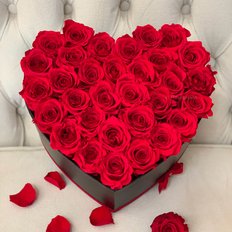 Endless Romance Forever Roses Heart
