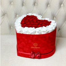 Heart Box Preserved Roses | Valentine