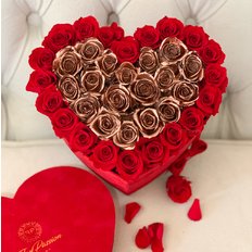Romantic Heart Rose Gold